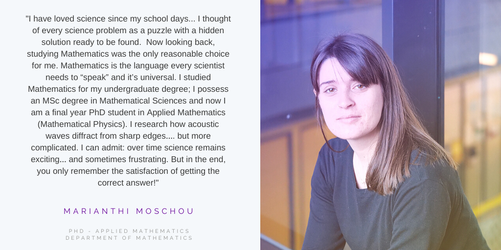 PhD student Marianthi Moschou